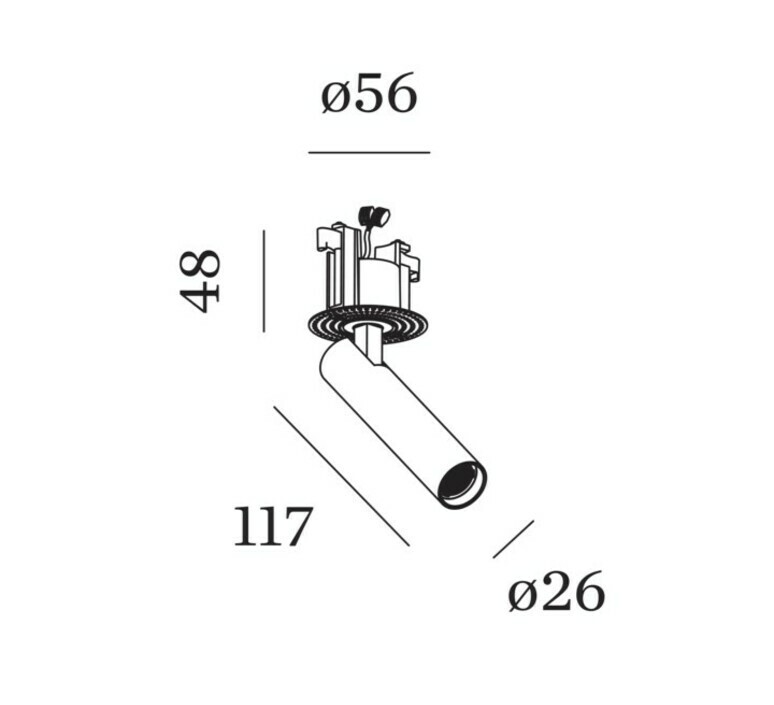 Match trimless 1 0  spot semi encastre  wever ducre 190851w5  design signed nedgis 212620 product