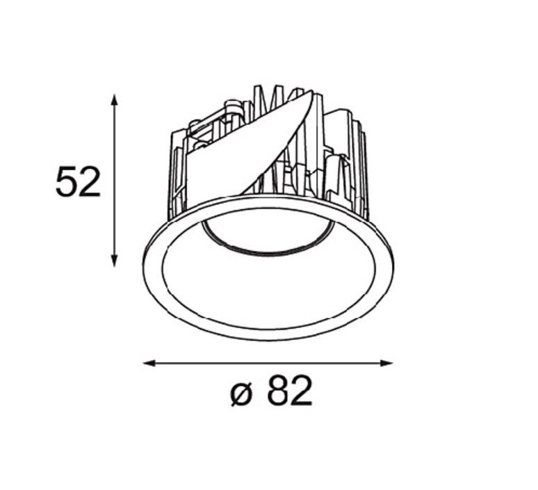 Smart lotis recessed 82 1x studio modular spot spot light  modular 12441046  design signed nedgis 160477 product