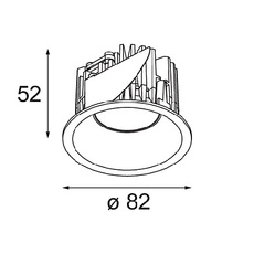 Smart lotis recessed 82 1x studio modular spot spot light  modular 12441046  design signed nedgis 160477 thumb