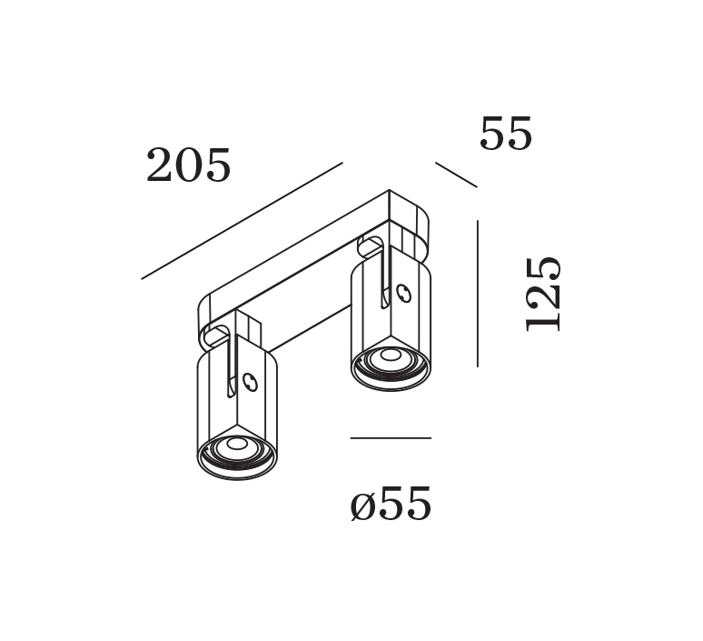 Sqube on base 2 studio wever ducre spot spot light  wever et ducre w144520w0  design signed nedgis 120729 product