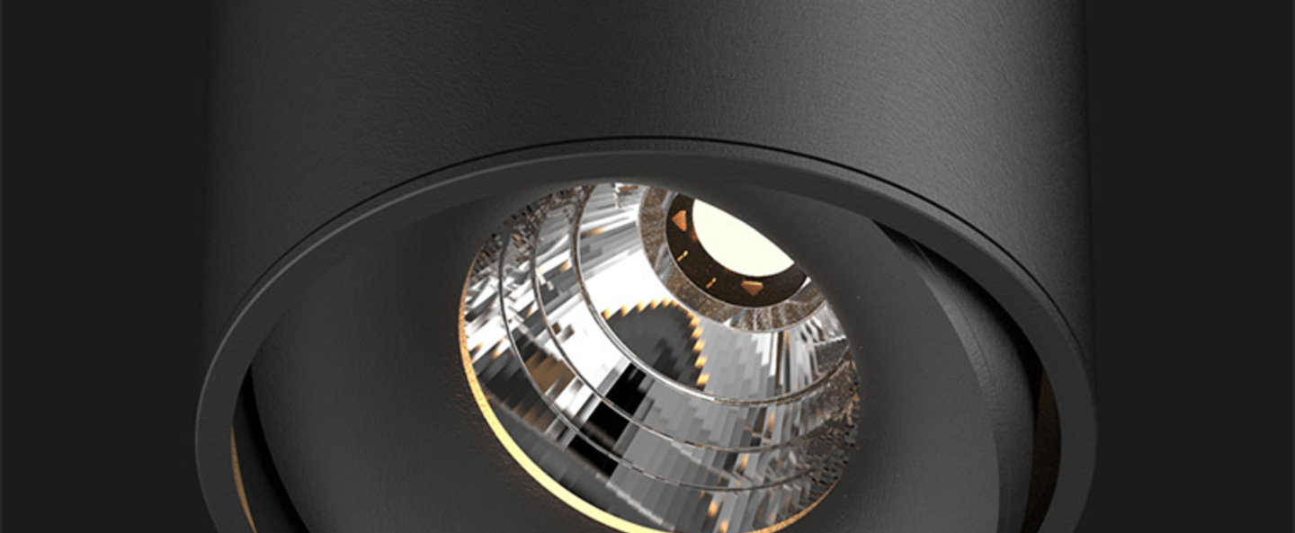 banner-image Spot titan semi recessed organic 40 dali noir led 2700k 937lm o8cm h7 2cm doxis normal