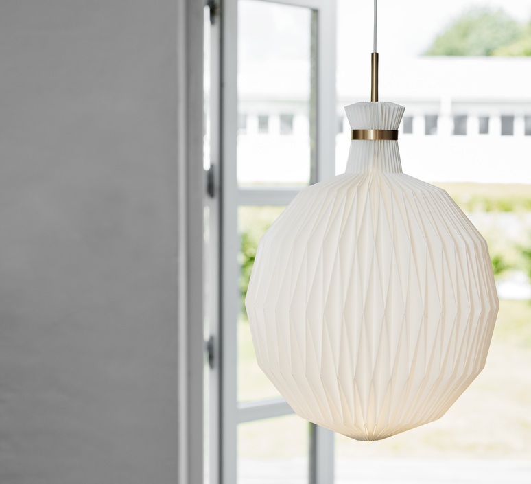 101 small paper kaare klint suspension pendant light  le klint 101spa 9101sbr  design signed nedgis 74949 product