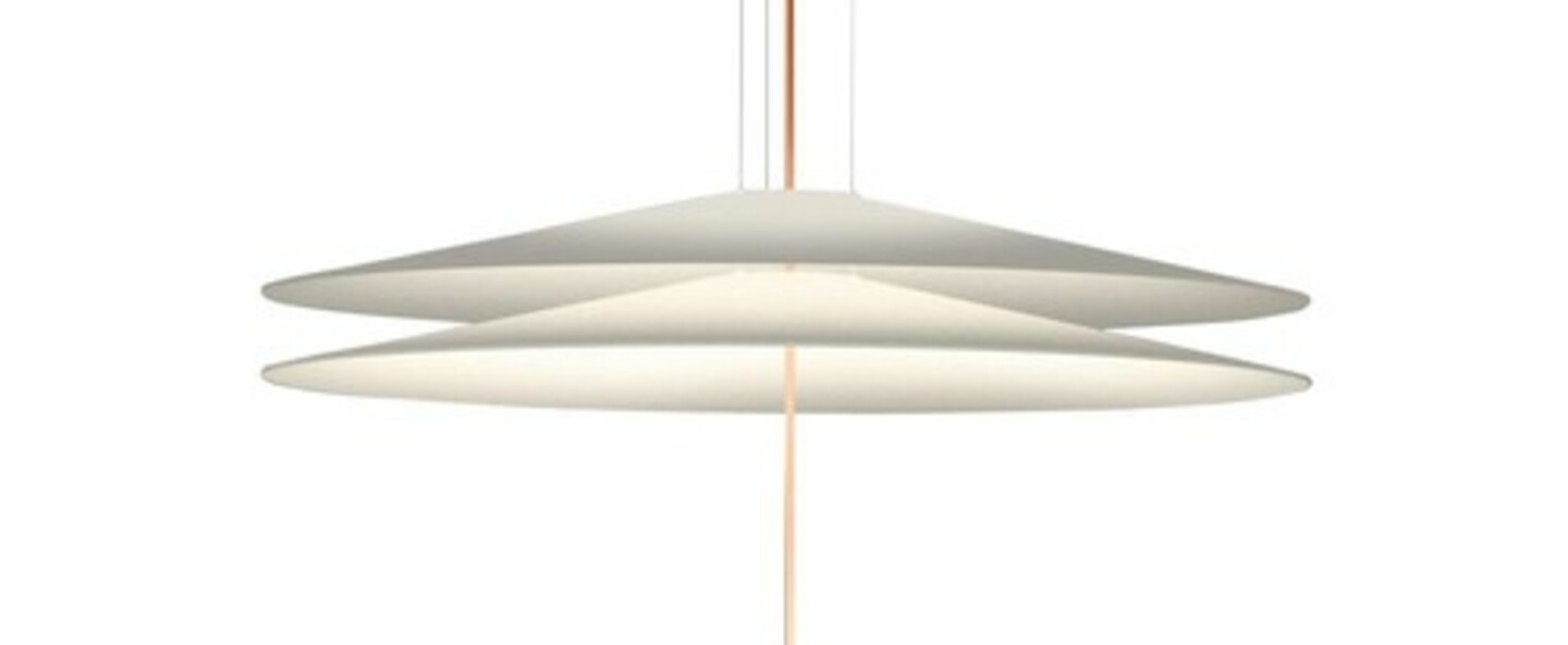 Suspension 1510 cuivre led dimmable 2700k 1389lm o70cm h80cm vibia normal