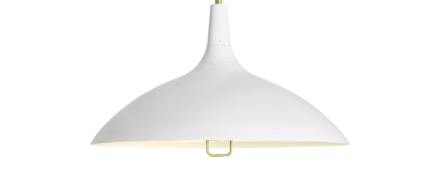 banner-image Suspension 1966 blanc laiton o46cm h26cm gubi normal