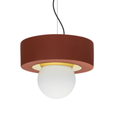 2 02 sophie gelinet et cedric gepner suspension pendant light  haos 2 02 brique  design signed 41788 thumb