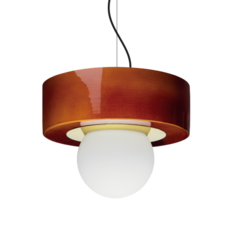 2 02 sophie gelinet et cedric gepner suspension pendant light  haos 2 02 cognac  design signed 41786 thumb