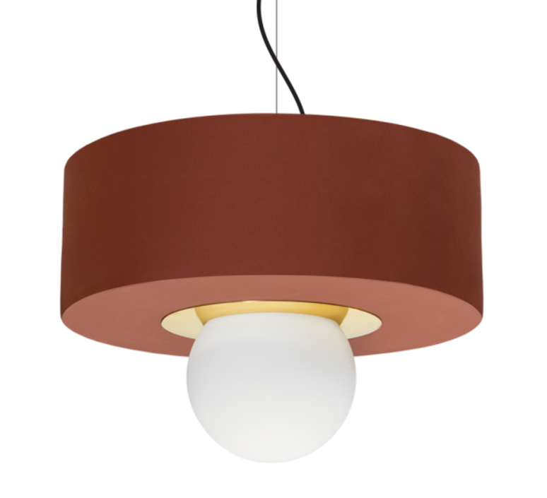 2 03 sophie gelinet et cedric gepner suspension pendant light  haos 2 03 brique  design signed 41789 product