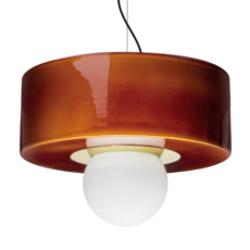 2 03 sophie gelinet et cedric gepner suspension pendant light  haos 2 03 cognac  design signed 41791 thumb