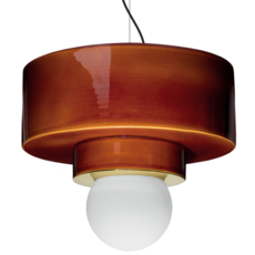 2 04 sophie gelinet et cedric gepner suspension pendant light  haos 2 04 cognac  design signed 41798 thumb