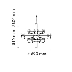 2097 18 gino sarfatti suspension pendant light  flos a1352057  design signed nedgis 107694 thumb