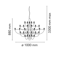 2097 50 gino sarfatti suspension pendant light  flos a1502057  design signed nedgis 107730 thumb