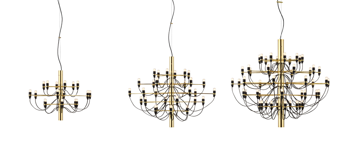 banner-image Suspension 2097 50 laiton ampoules depolies o100cm h88cm flos normal