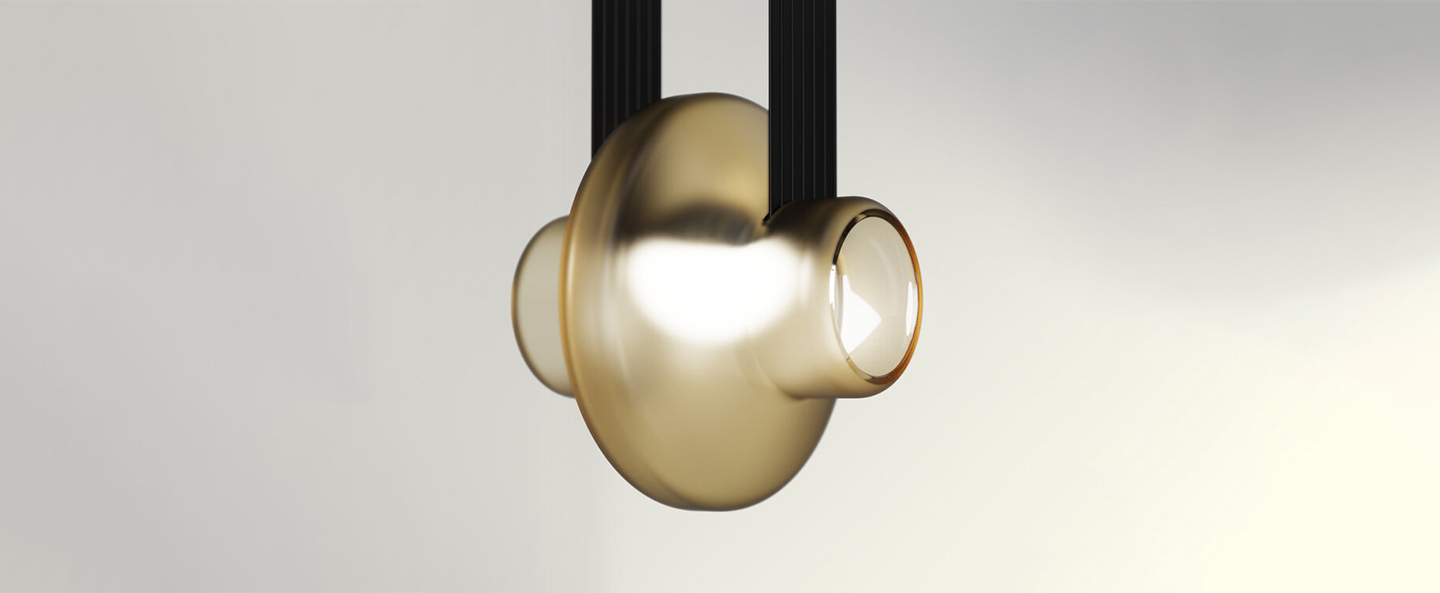 banner-image Suspension 2a ambre transparent et noir led 2700k 2576lm l28cm h13cm d armes normal