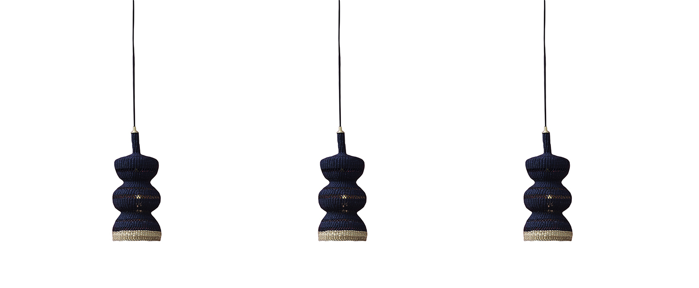 banner-image Suspension 3 tier bleu nuit l15cm h31cm golden editions normal