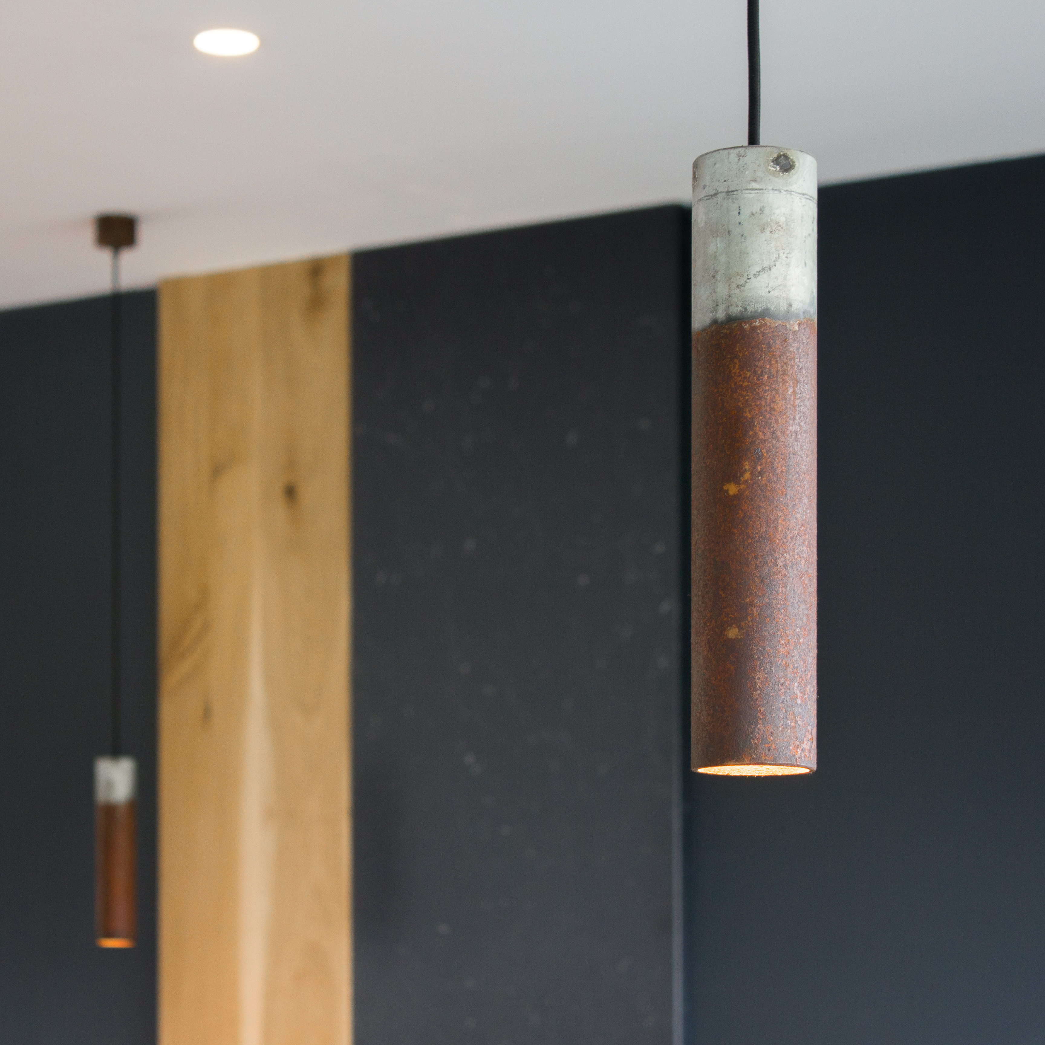 Suspension, Roest, 30V Zinc, rouille, zinc, Ø6cm, H30cm Graypants