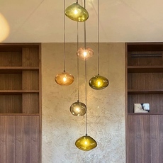 6er starglow simone luling suspension pendant light  eloa sta 6er ygb ygb ssm cor tur cor  design signed nedgis 161719 thumb