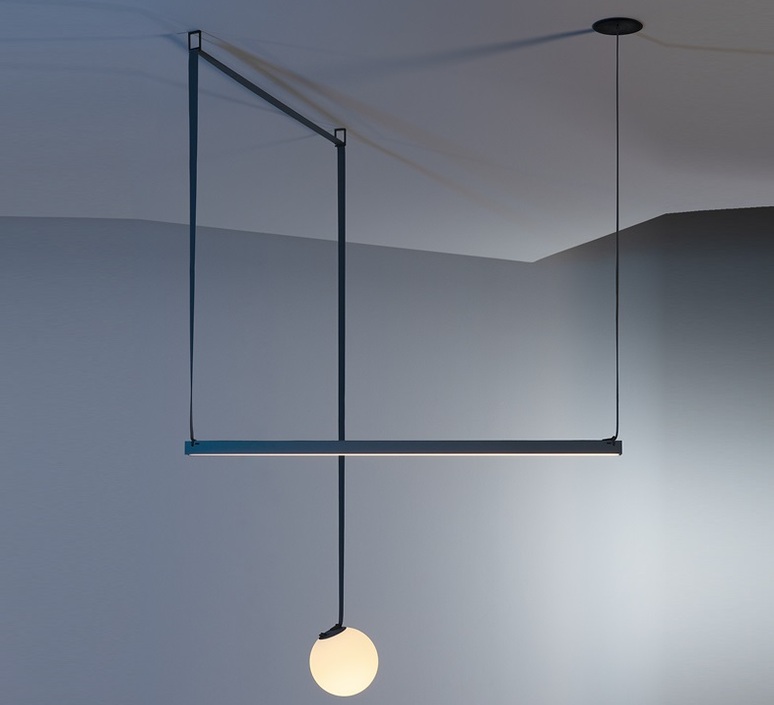 Plusminus  suspension  vibia plusminus bleu  design signed nedgis 214646 product