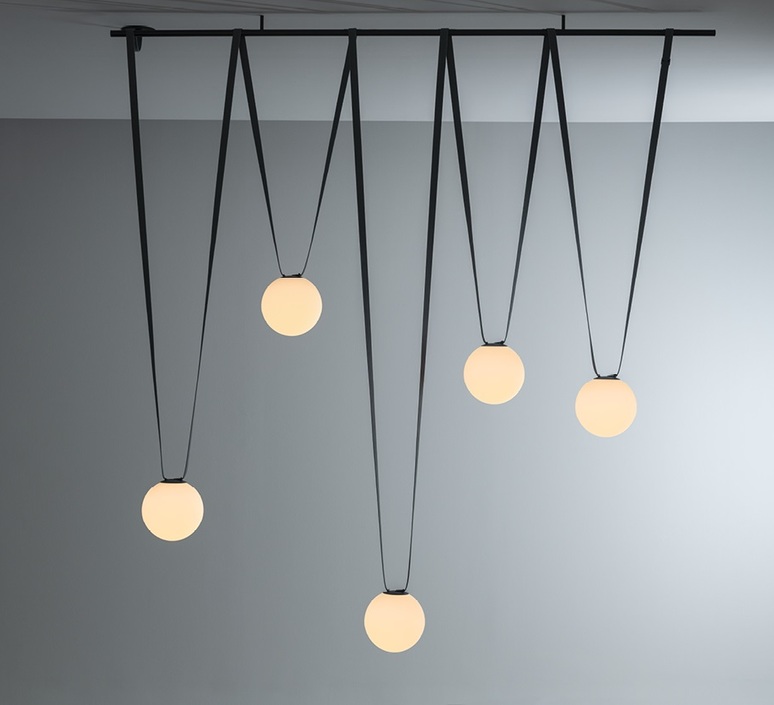 Plusminus  suspension  vibia plusminus noir  design signed nedgis 214664 product