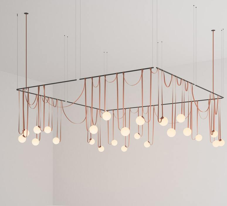 Plusminus  suspension  vibia plusminus terracotta  design signed nedgis 214681 product