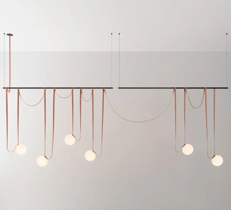 Plusminus  suspension  vibia plusminus terracotta  design signed nedgis 214682 product