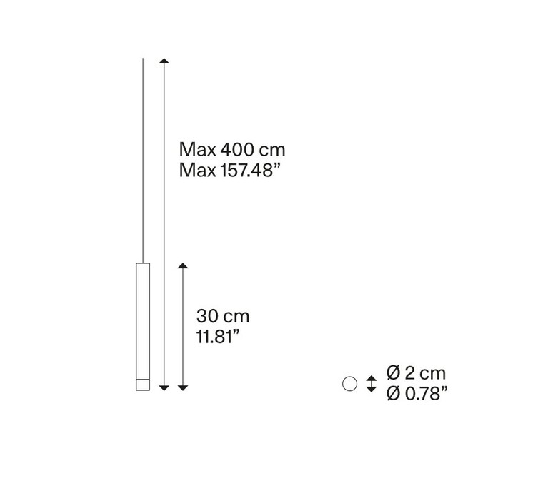 A tube nano cluster 7 pieces avec rosace  suspension  lodes 15828 4020x2 15827 4020x3 15826 4020x2 r04l07 2000  design signed nedgis 210655 product