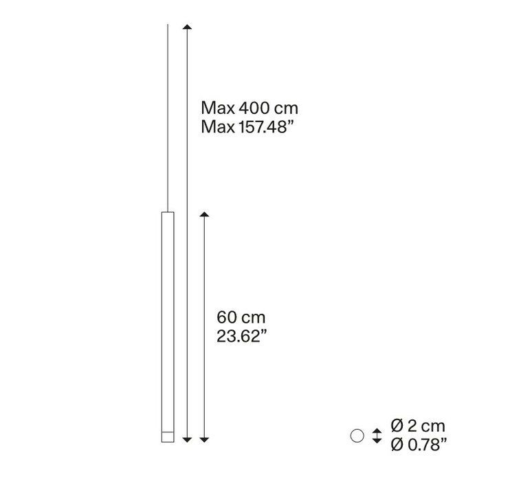 A tube nano cluster 7 pieces avec rosace  suspension  lodes 15828 4020x2 15827 4020x3 15826 4020x2 r04l07 2000  design signed nedgis 210656 product