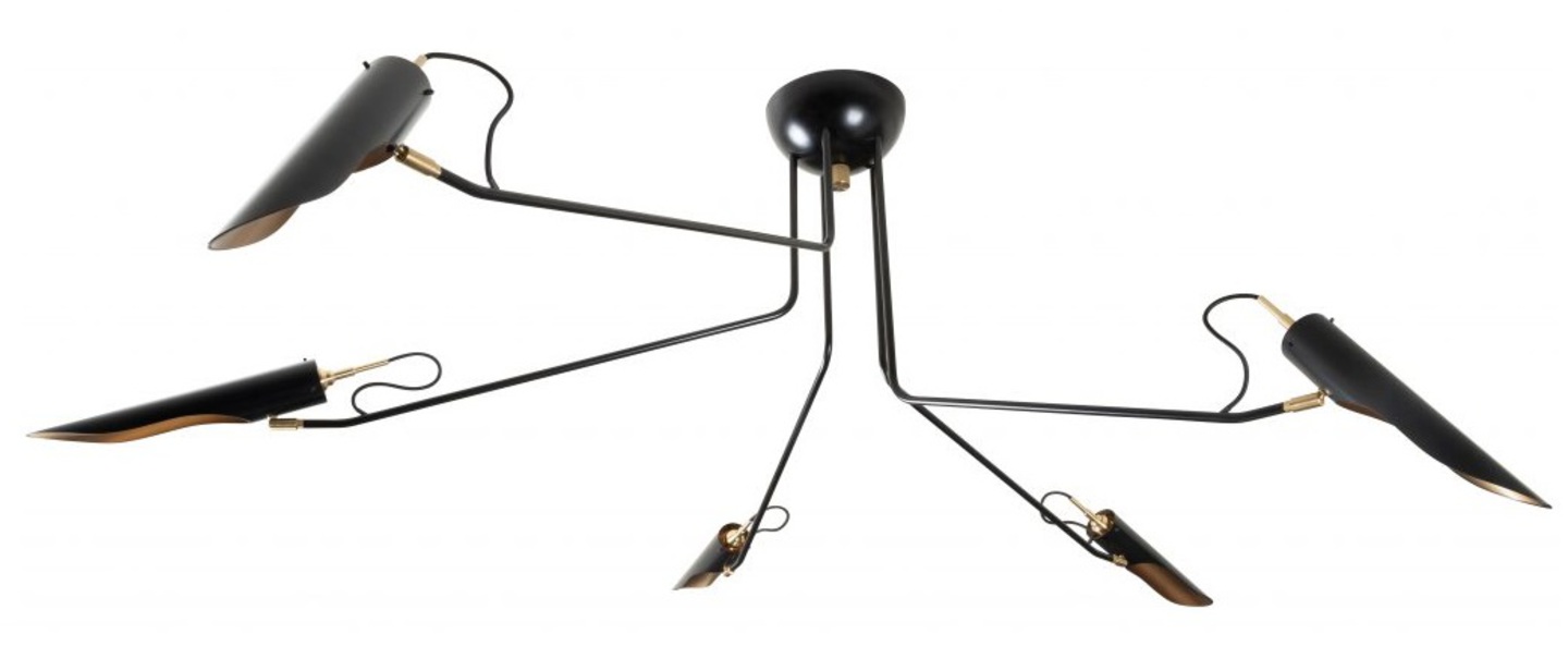 banner-image Suspension achille noir laiton o19cm h80cm daniel gallo normal