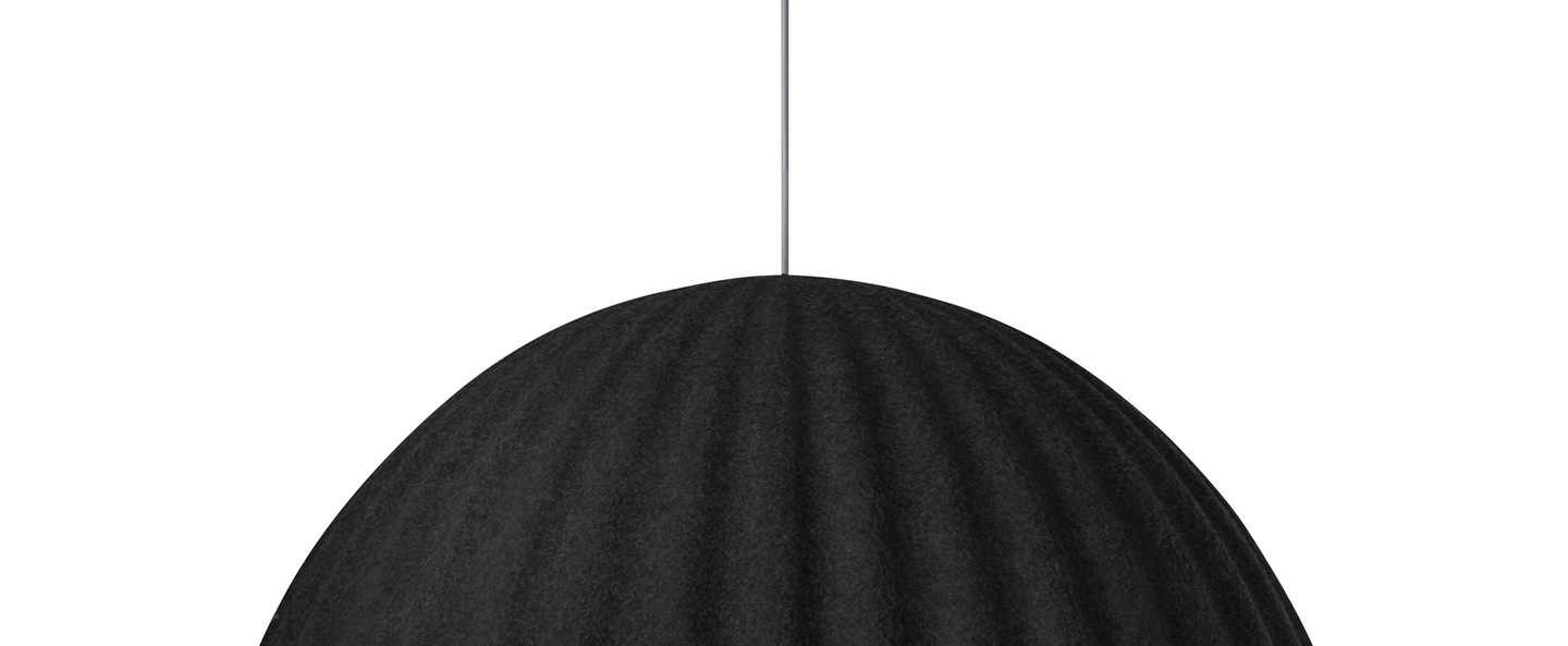 Suspension acoustique under the bell noir o55cm h31cm muuto normal