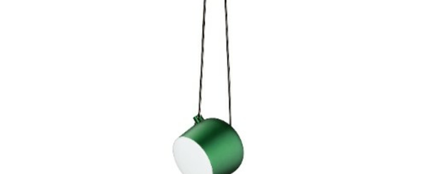 Suspension aim small vert ivy led 2700k 725lm o17cm h14 9cm flos normal