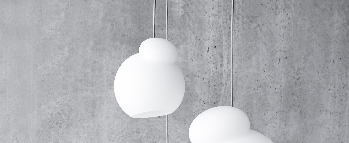 banner-image Suspension air blanc opalin o22cm h25 5cm frandsen normal