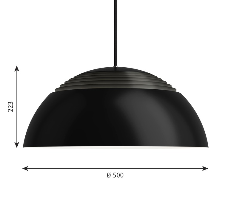 Aj royal arne jacobsen suspension pendant light  louis poulsen 5741103614  design signed nedgis 82051 product