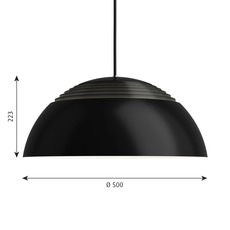 Aj royal arne jacobsen suspension pendant light  louis poulsen 5741103614  design signed nedgis 82051 thumb