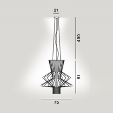 Allegro ritmico atelier oi suspension pendant light  foscarini 1690071 20  design signed nedgis 124221 thumb