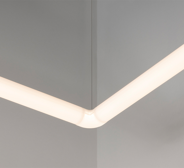 Alphabet of light linear bjarke ingels group suspension pendant light  artemide 1208000a  design signed nedgis 144104 product