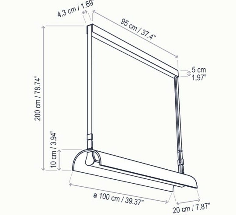 Aluet s 100 indirect quel designer emiliana design studio suspension  bover 13202215322  design signed nedgis 184119 product