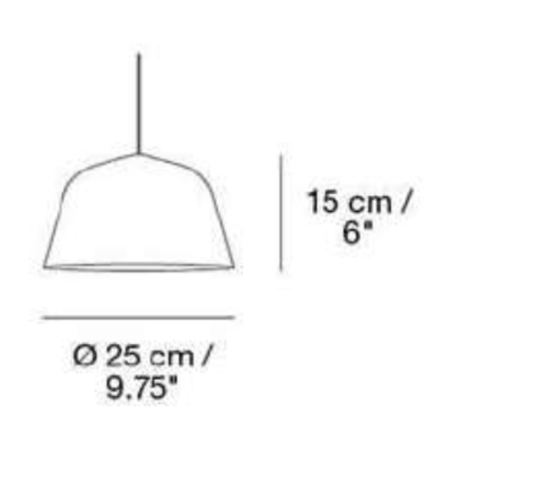 Ambit 25 taf architects suspension pendant light  muuto 15282  design signed 36156 product