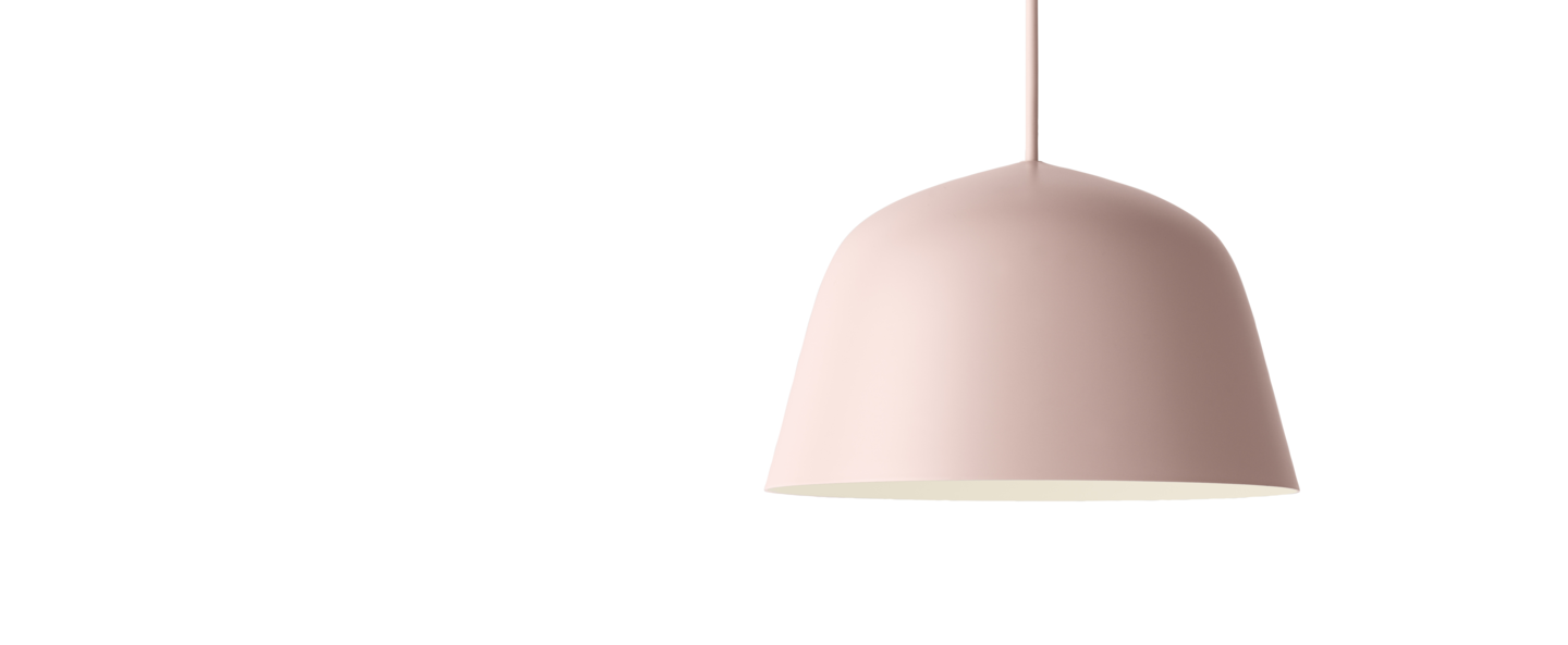 Suspension ambit 25 rose o25cm h15cm muuto normal