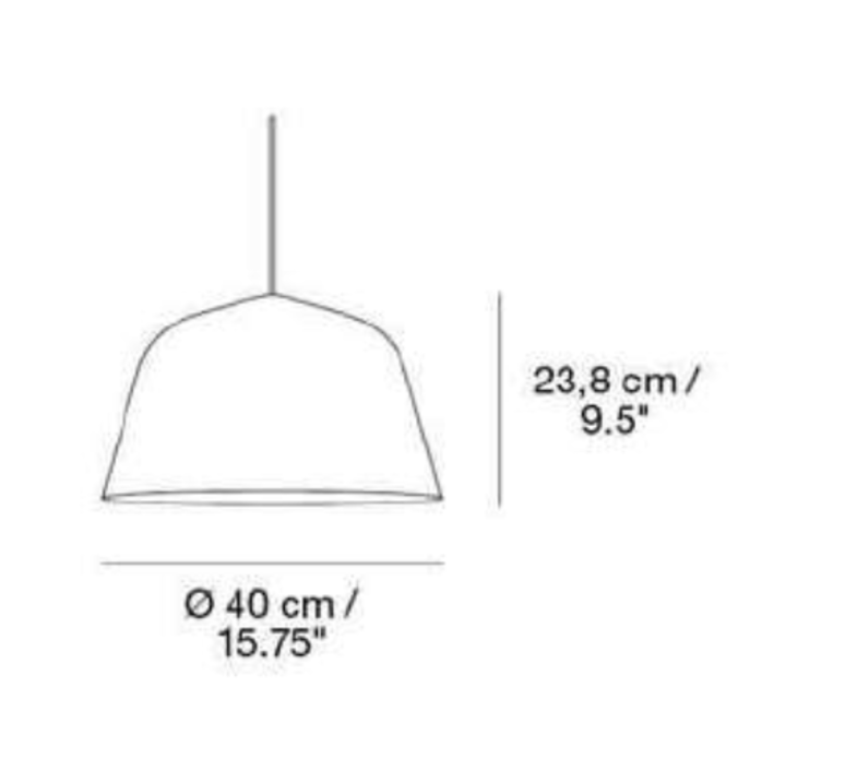 Ambit 40 taf architects suspension pendant light  muuto 15277  design signed 36148 product