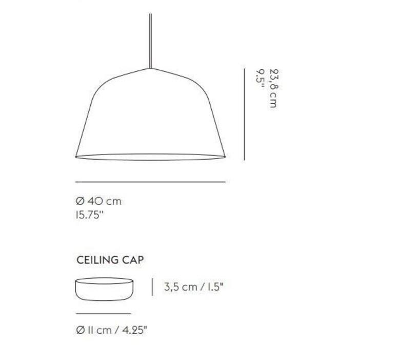 Ambit 40 taf architects suspension pendant light  muuto 26027  design signed nedgis 154638 product