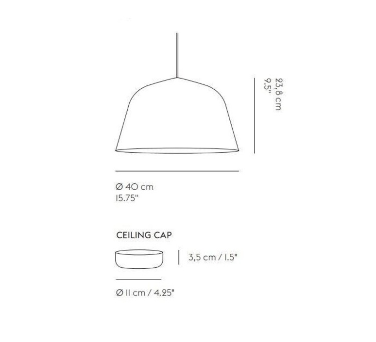 Ambit 40 taf architects suspension pendant light  muuto 26027  design signed nedgis 137029 product