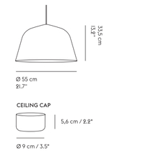 Ambit 55 mattias stahlbom suspension pendant light  muuto 82272  design signed nedgis 130025 thumb