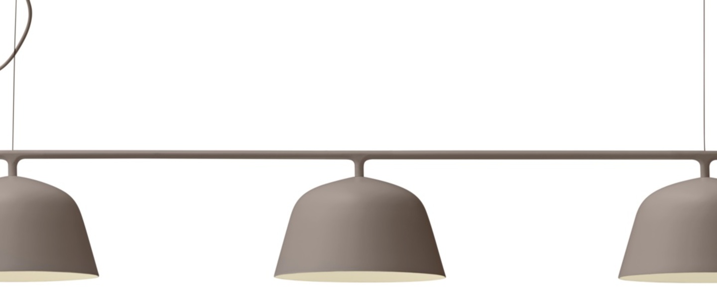 Suspension ambit rail taupe l126cm h20cm muuto normal