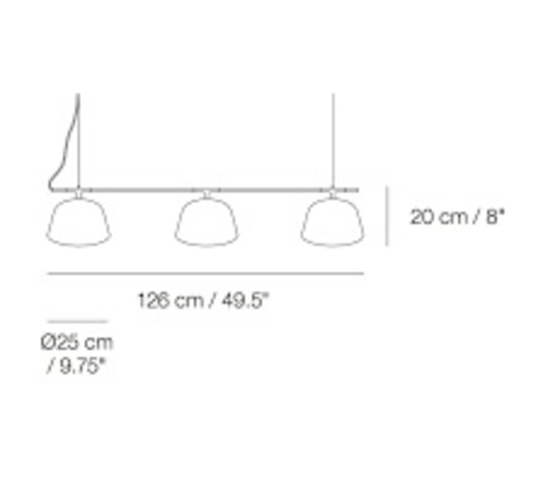 Ambit 25 taf architects suspension pendant light  muuto 15287  design signed 106647 product