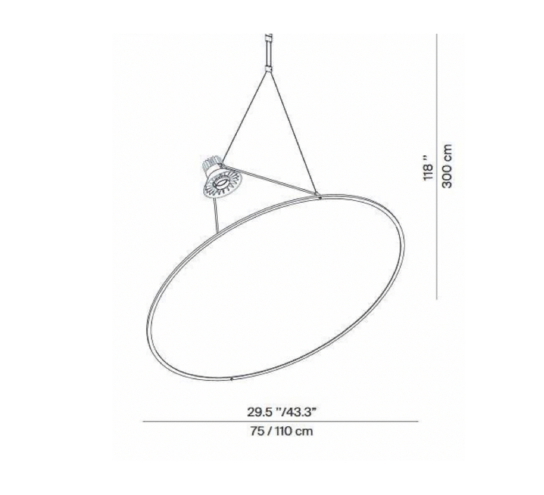 Amisol daniel rybakken suspension pendant light  luceplan 1d910s000002 1d910 200020  design signed nedgis 78597 product