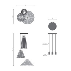 Ankara set 3 quel designer constance guisset suspension  matiere grise a77kg032 a77dg163 a77gg014  design signed nedgis 182777 thumb