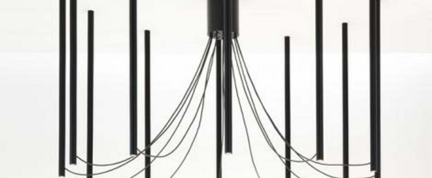 banner-image Suspension ari 12 noir led 3000k o150cm h90cm fabbian normal