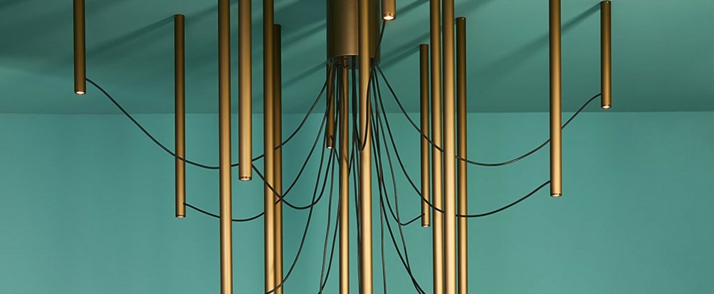 banner-image Suspension ari 16 bronze led 3000k o150cm h120cm fabbian normal