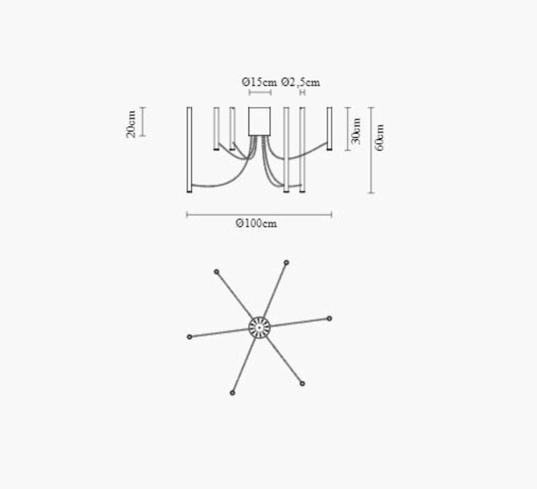 Ari 6 marco spatti marco pietro ricci suspension pendant light  fabbian f55a07 01  design signed nedgis 86135 product