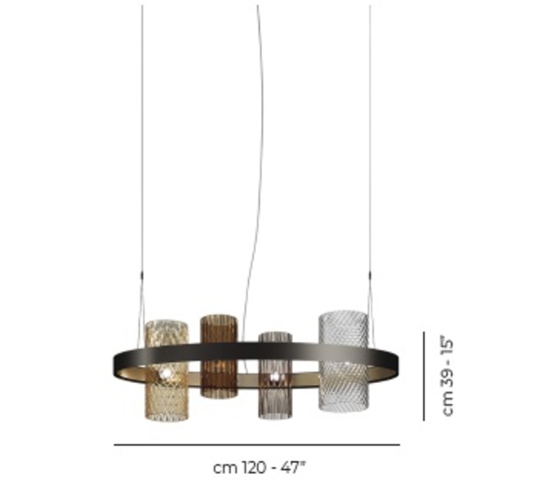 Armonia sp ov1 quel designer francesco lucchese suspension  vistosi armon sp ov1 mc2 n o e14 ce  design signed nedgis 195130 product