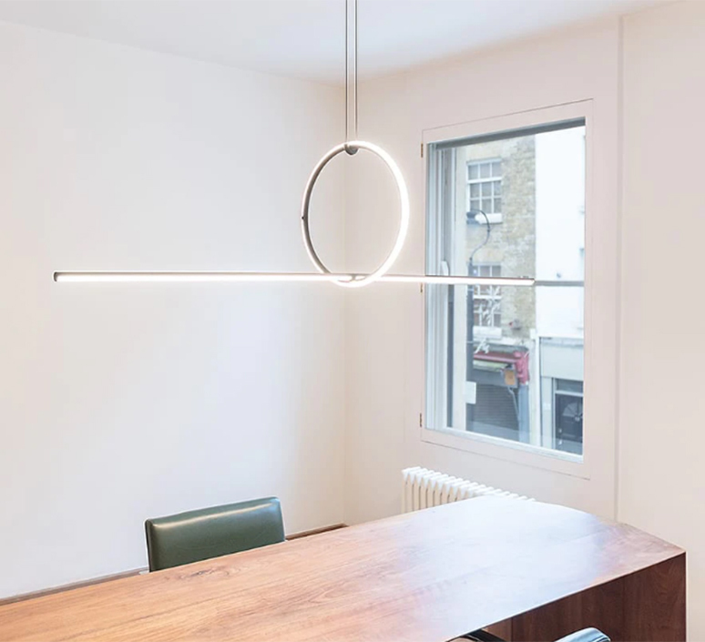 Arrangements round s line  michael anastassiades suspension pendant light  flos f0406030 f0401030 f0416030  design signed nedgis 100125 product